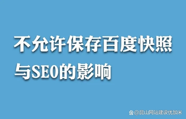 百度快照“消失”網(wǎng)站seo還能做嗎？